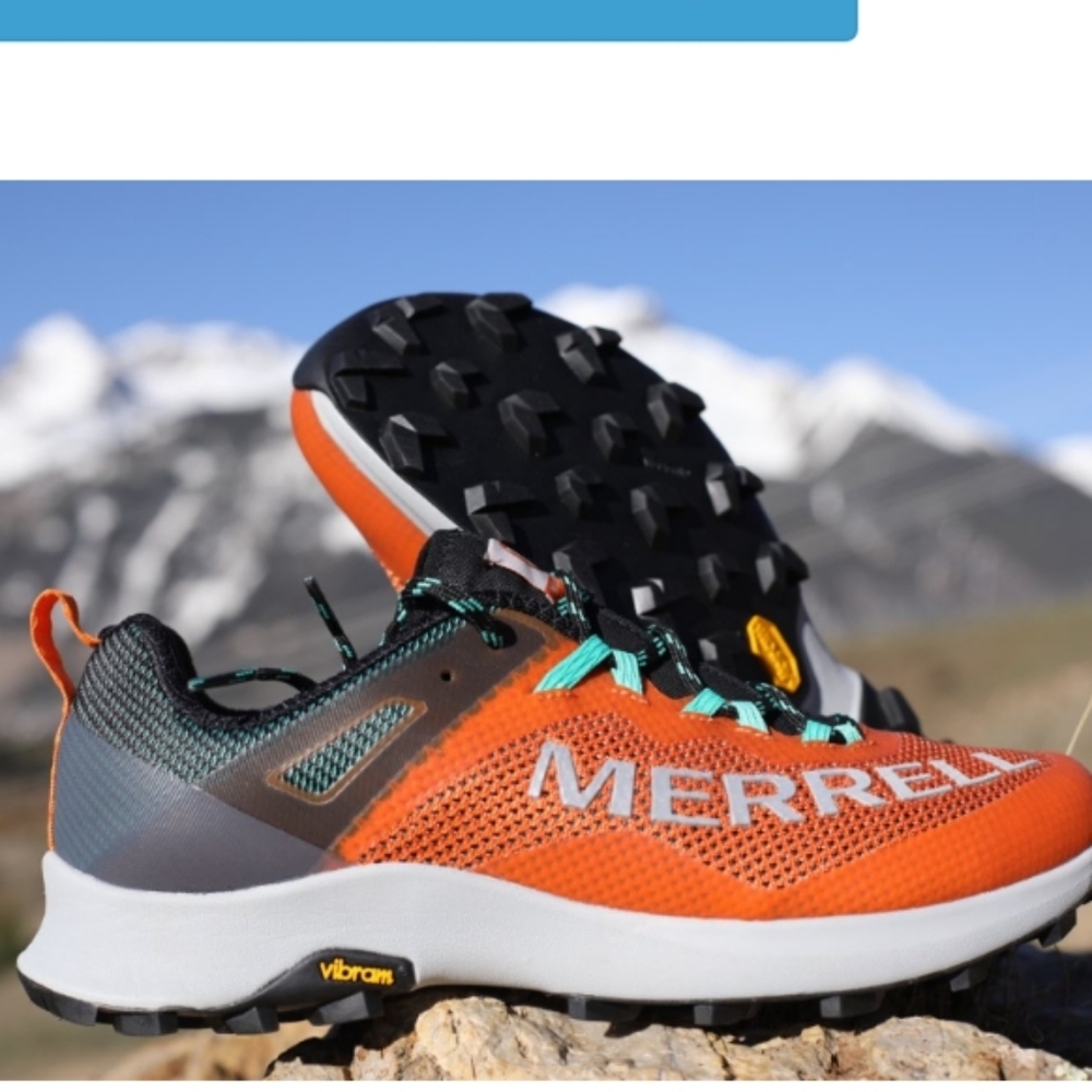 Merrel Women’s MTL Long Sky Trail Running Shoes Size 11 M Exuberance Orange
